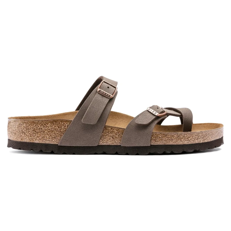 Image of Birkenstock Sandals Birkenstock Mayari Birko-Flor Birkibuc Marron Unisex 43