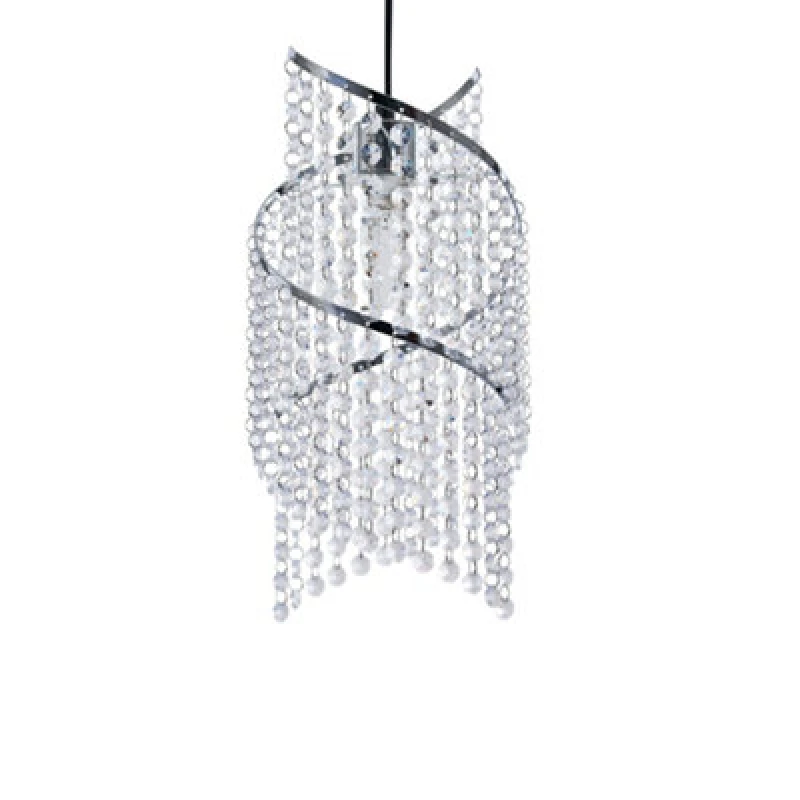 Image of Innoteck Spiral Droplet Pendant Light Shade - Clear