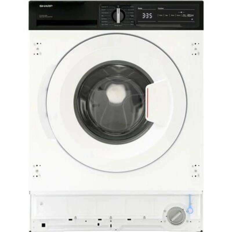 Image of Sharp ES-NIH814BWA-EN 8kg 1400RPM Integrated Washing Machine