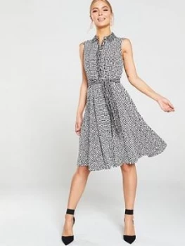 Image of Hobbs Belinda Dress - Ivory/Black