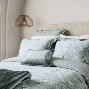 Image of Bedeck of Belfast Saja Double Duvet Cover, Duck Egg