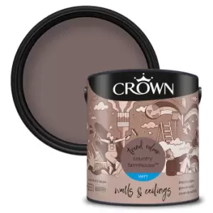 Image of Crown Matt Emulsion Paint Country Farmhouse - 2.5 litres