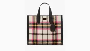 Image of Manhattan Museum Plaid Jacquard Large Tote