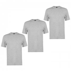 Image of Donnay 3 Pack T Shirts Mens - Grey M