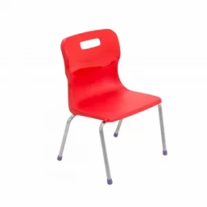 Image of TC Office Titan 4 Leg Chair Size 2, Red