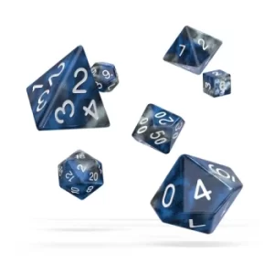 Image of Oakie Doakie Dice RPG Set Gemidice (Liquid Steel)