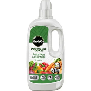 Image of Miracle-Gro Performance Organic Fruit & Veg Concentrated Liquid Plant Food 1L