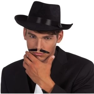 Image of Gangster Moustache Fancy Dress Accessory