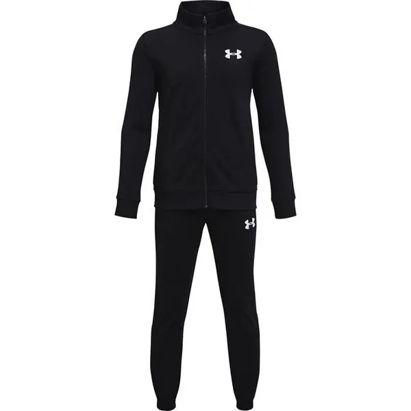 Image of Under Armour Armour Knit Track Suit Junior Boys - Black 7 - 8 Years