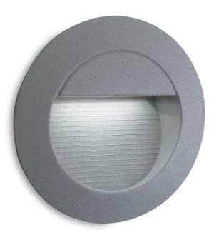 Image of LED 14 Light Wall & Step Light Aluminium, White IP65