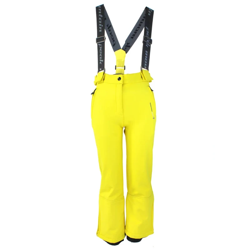 Image of Peak Mountain Girl's ski Trousers Peak Mountain Gashell Jaune Female 12 ans GASHELL/KS/1-JAUNE