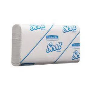 Image of Original Scott Slimfold Hand Towels Sleeve 110 Towels 295mm x 190mm Pack of 16 Sleeves