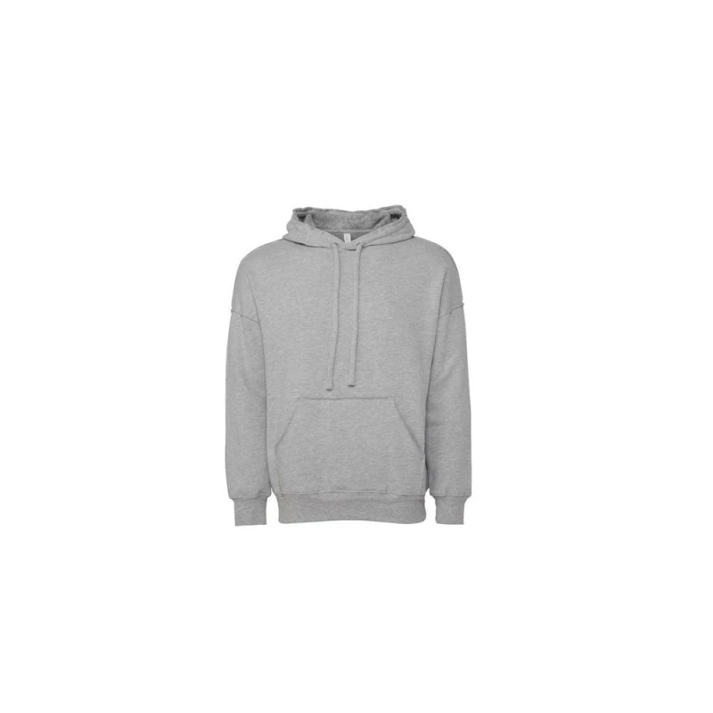 Image of Bella + Canvas Mens Plain Hoodie in Pale Grey Size: XS Pale Grey Male XS