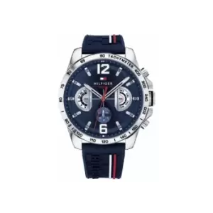 Image of Tommy Hilfiger Watch Decker 1791476 Blue dial Blue Strap Mens Watch