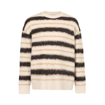 Image of AllSaints Oskar Crew Jumper - Brown