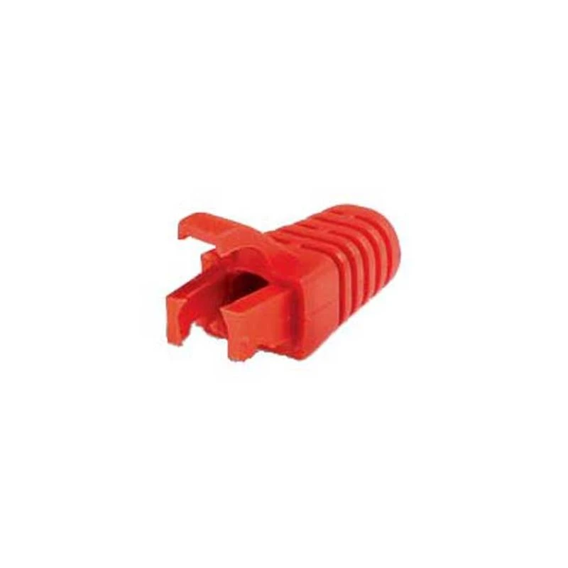 Image of FDL RJ45 CABLE BOOT WITH LATCH PROTECTOR - RED (100pcs)