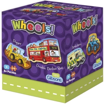 Image of Little Wheels Jigsaw Puzzle - 16 Pieces