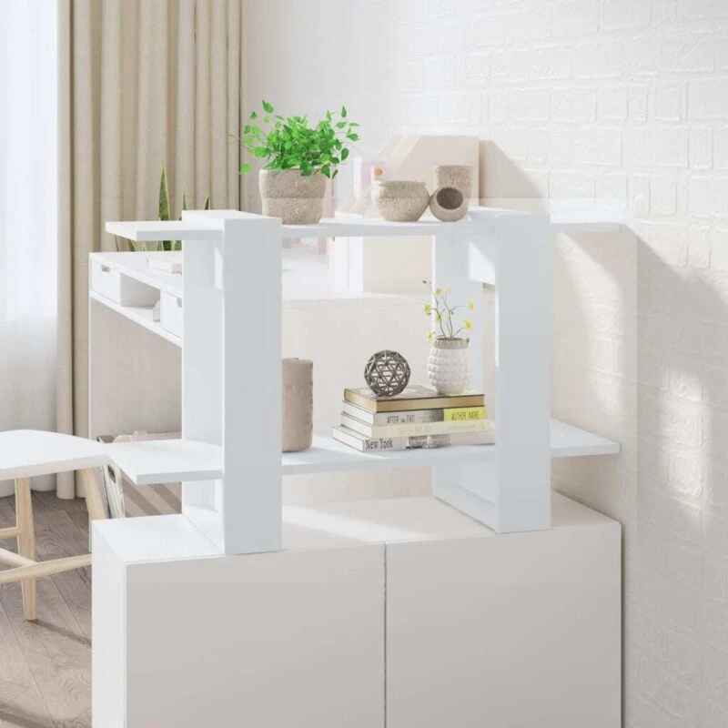 Image of VIDAXL Book Cabinet/Room Divider White 80x30x51cm Vidaxl 8720286842867