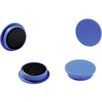 Image of Durable Magnet 475206 (Ø) 21mm Round Blue 1 Set 475206