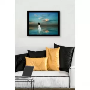 Image of SC1036 Multicolor Decorative Framed MDF Painting