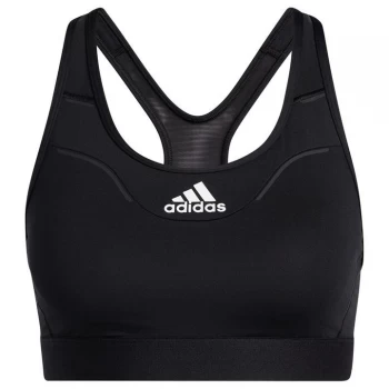 Image of adidas Heat Ready Sports Bra Ladies - Black/White