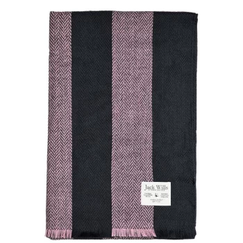 Image of Jack Wills Madingley Stripe Scarf - Pink Navy