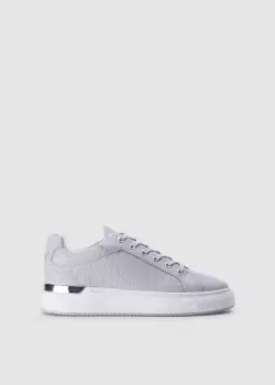 Image of Mallet Womens Logo Stitch Grftr Trainer In Grey