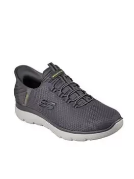 Image of Skechers Summits Mesh Slip-ins Sneaker Memory Foam Trainer, Grey, Size 10, Men