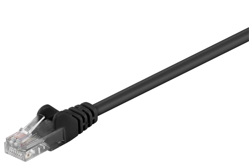 Image of Microconnect B-UTP501S networking cable Black 1m Cat5e U/UTP (UTP)