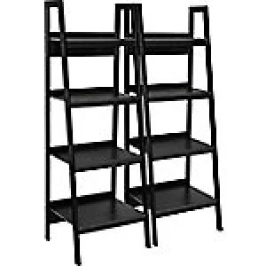 Image of Alphason Bookcase 9482096COM Black MDF