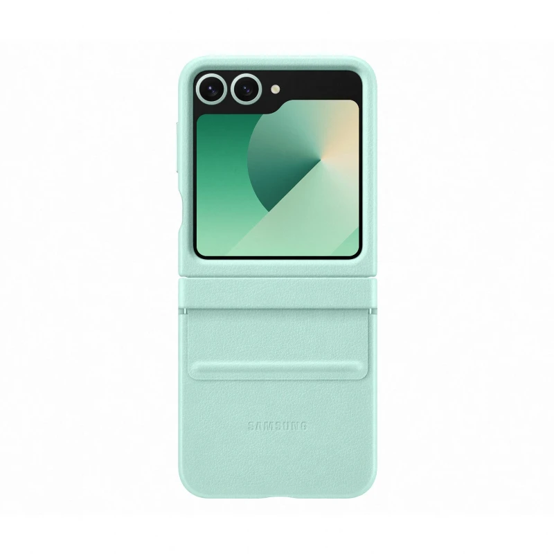 Image of Samsung Faux Leather Case / Kindsuit Case for Z Flip6 Mint