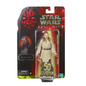 Image of Hasbro Star Wars The Black Series Qui-Gon Jinn Action Figure