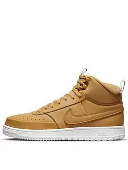 Image of Nike Court Vision Mid, Tan, Size 9, Men