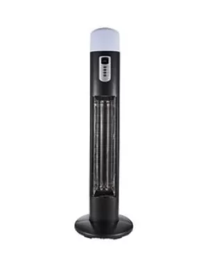 Image of 3000W Outdoor Floor Standing Radiant Patio Heater With Pir Sensor Cct Gunmetal