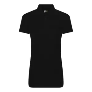 Image of PRO RTX Womens/Ladies Pro Piqu Polo Shirt (S) (Black)