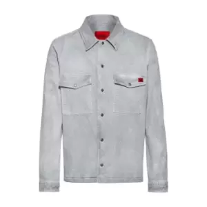 Image of Hugo Enalugd Overshirt - Grey