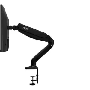 Image of AOC AS110D0 Single Arm 80cm (31.5") Clamp/Bolt-through Black