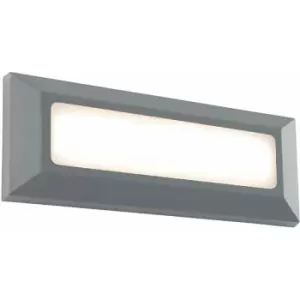 Image of Loops - Outdoor IP65 Pathway Guide Light - Direct 3W Warm White LED - Gray abs Plastic