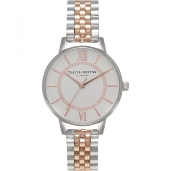 Image of Wonderland Rose Gold & Rose Gold And Silver Bracelet Watch