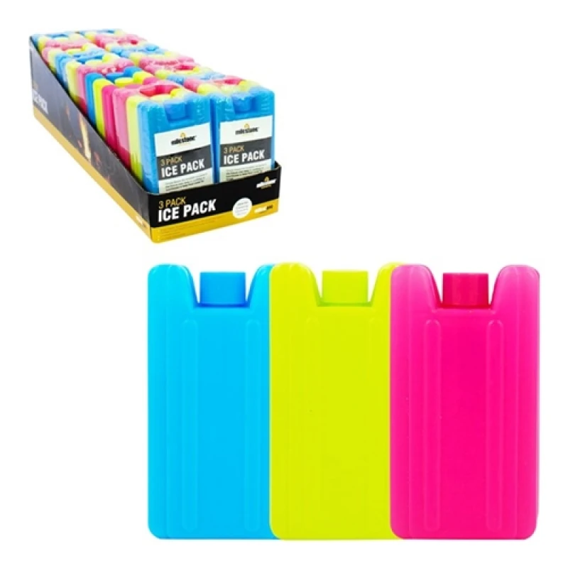 Image of Milestone 3pk 100ml Cooler Ice Packs, Blocks
