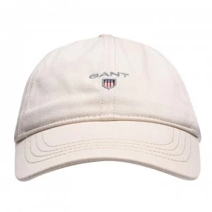 Image of Gant Twill Cap - Putty