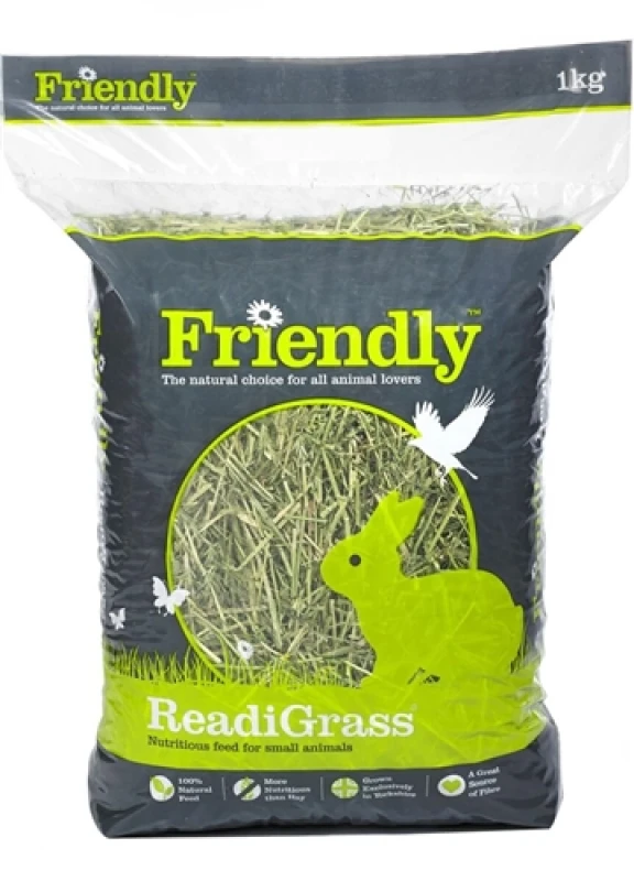 Image of Friendly Readigrass 100% Natural Feed, 1Kg Bale