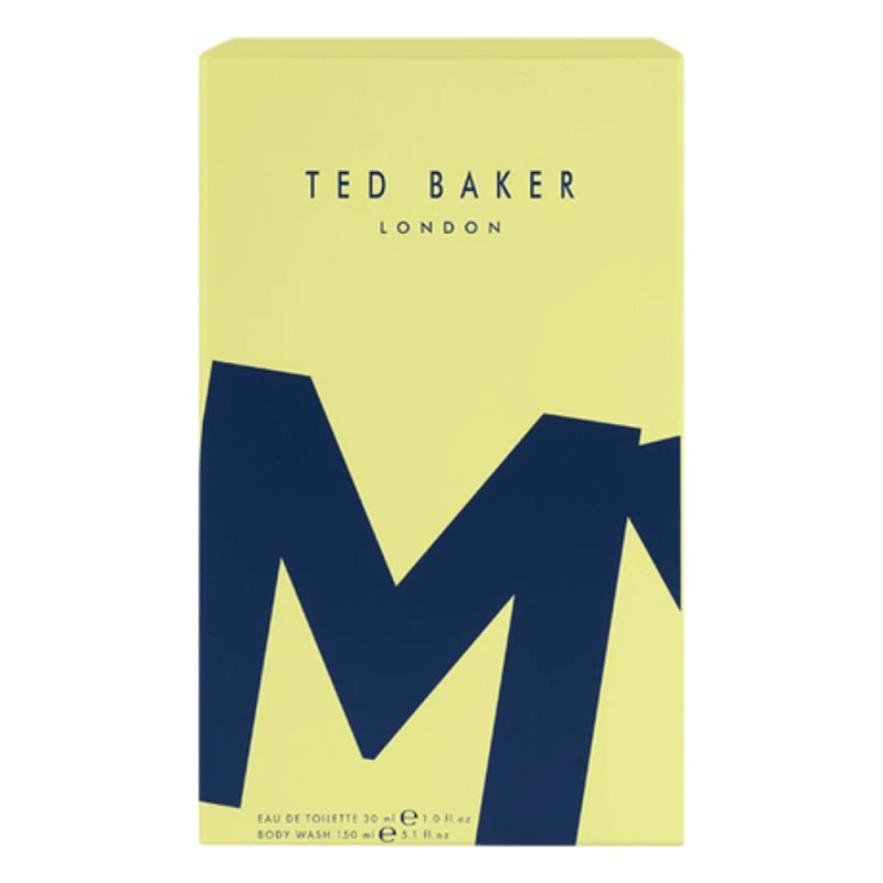 Image of Ted Baker M Blue Yellow Gift Set 30ml Eau de Toilette + 150ml Shower Gel