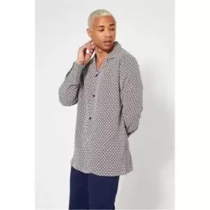 Image of I Saw It First Black & Red Long Sleeve Satin Shirt - Black