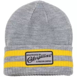 Image of Caterpillar Mens Dillon Knitted Embroidered Beanie Hat One Size