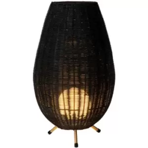 Image of Lucide COLIN - Table Lamp - Ø30cm - 1xG9 - Black