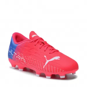 Image of PUMA Ultra 4.3 TT Youth Football Boots, Sunblaze/White/Bluemazing Size 2 Shoes