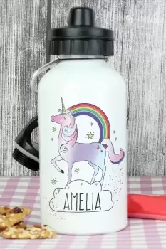Image of Personalised Unicorn Drinks Bottle