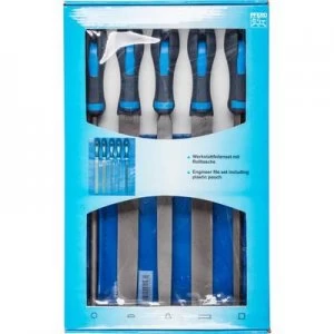 Image of PFERD 11801543 Workshop file set 250 mm cut 3 in PVC roll-up bag including outer carton 250 mm