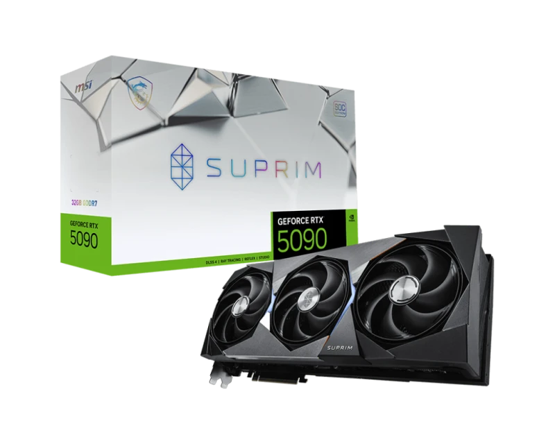 Image of MSI NVIDIA GeForce RTX 5090 32G SUPRIM SOC GDDR7 Graphics Card